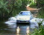 With the Ford through the river