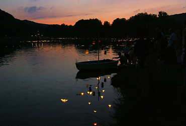 Lichtermeer am Itzelberger See