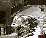 Hochwasser am Brenzursprung