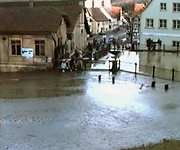 Hochwasser am Brenzursprung