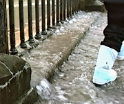 Hochwasser am Brenzursprung