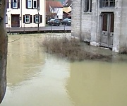 Hochwasser am Brenzursprung